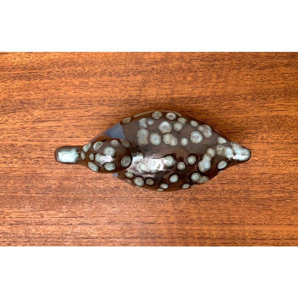 Ceramica Figurina di anatra in ceramica di metà secolo, anni '60 in vendita