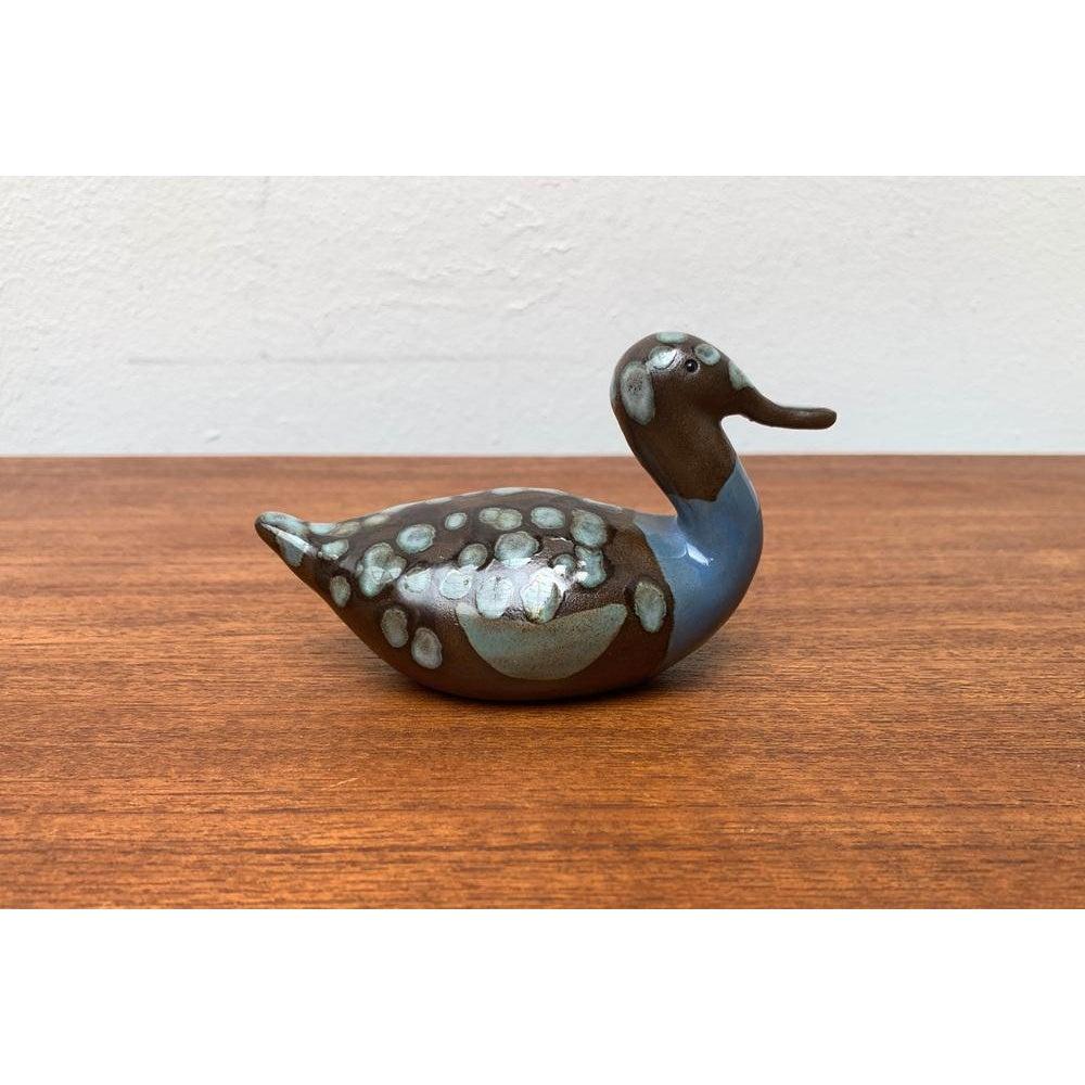 Figurina di anatra in ceramica di metà secolo, anni '60 in vendita 1