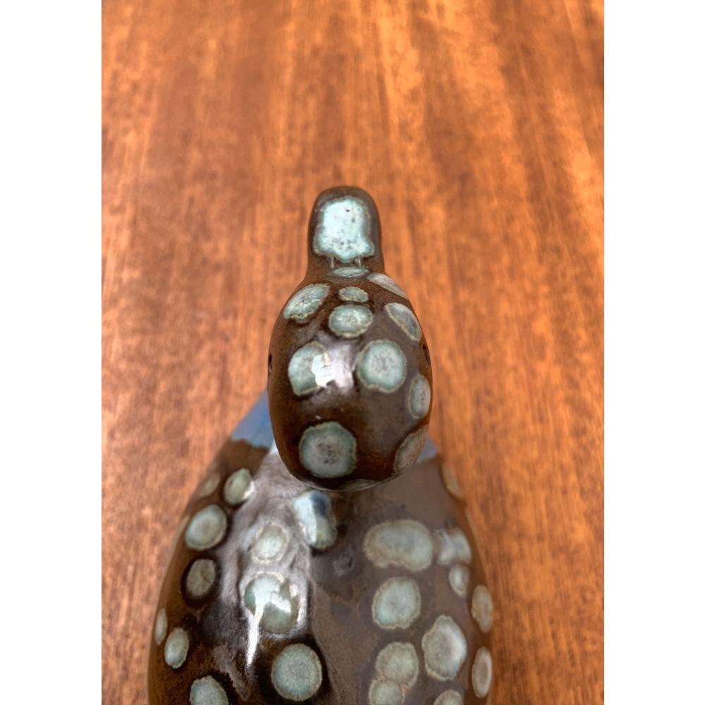 Figurina di anatra in ceramica di metà secolo, anni '60 in vendita 2