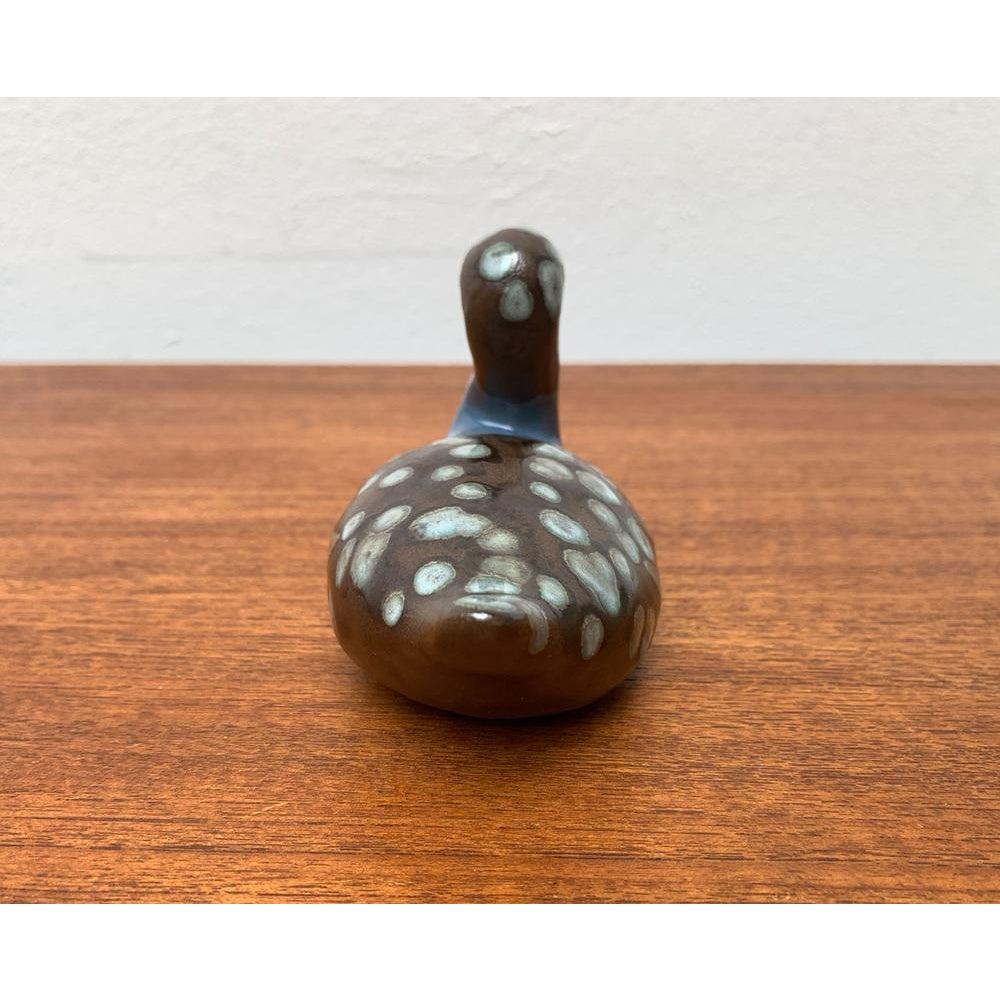 Figurina di anatra in ceramica di metà secolo, anni '60 in vendita 3