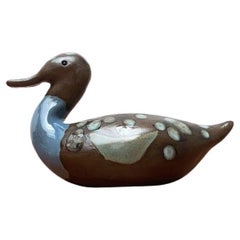 Mid-Century Ceramic Duck Figurine, 1960s