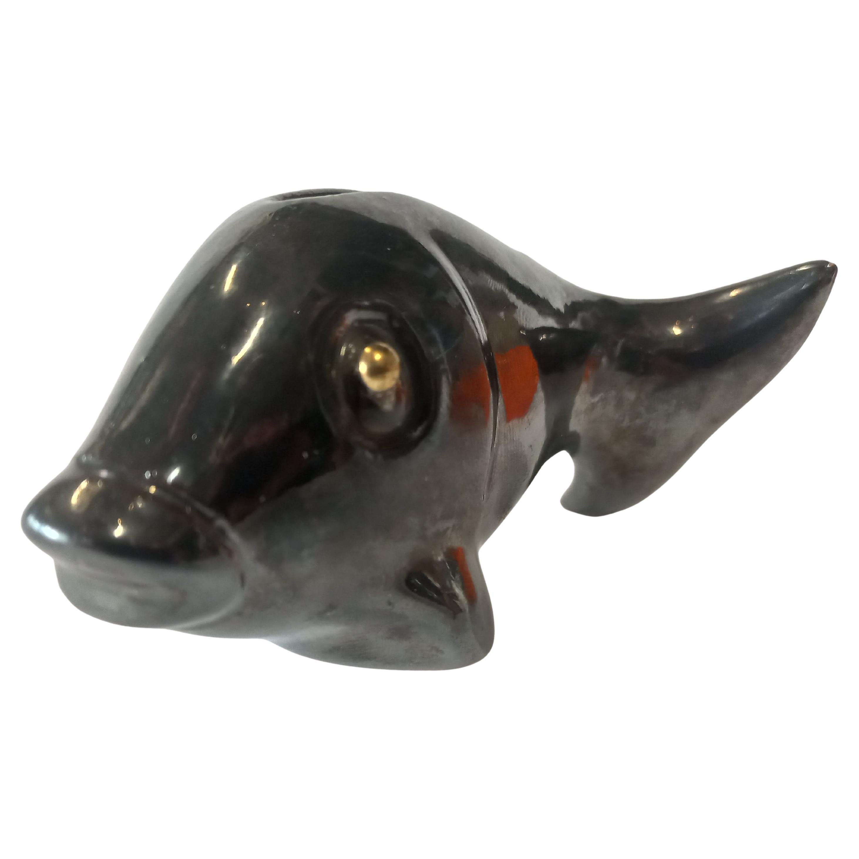 Porta stuzzicadenti in ceramica di Leopold Anzengruber, Vienna, Austria, metà del secolo scorso. in vendita 5