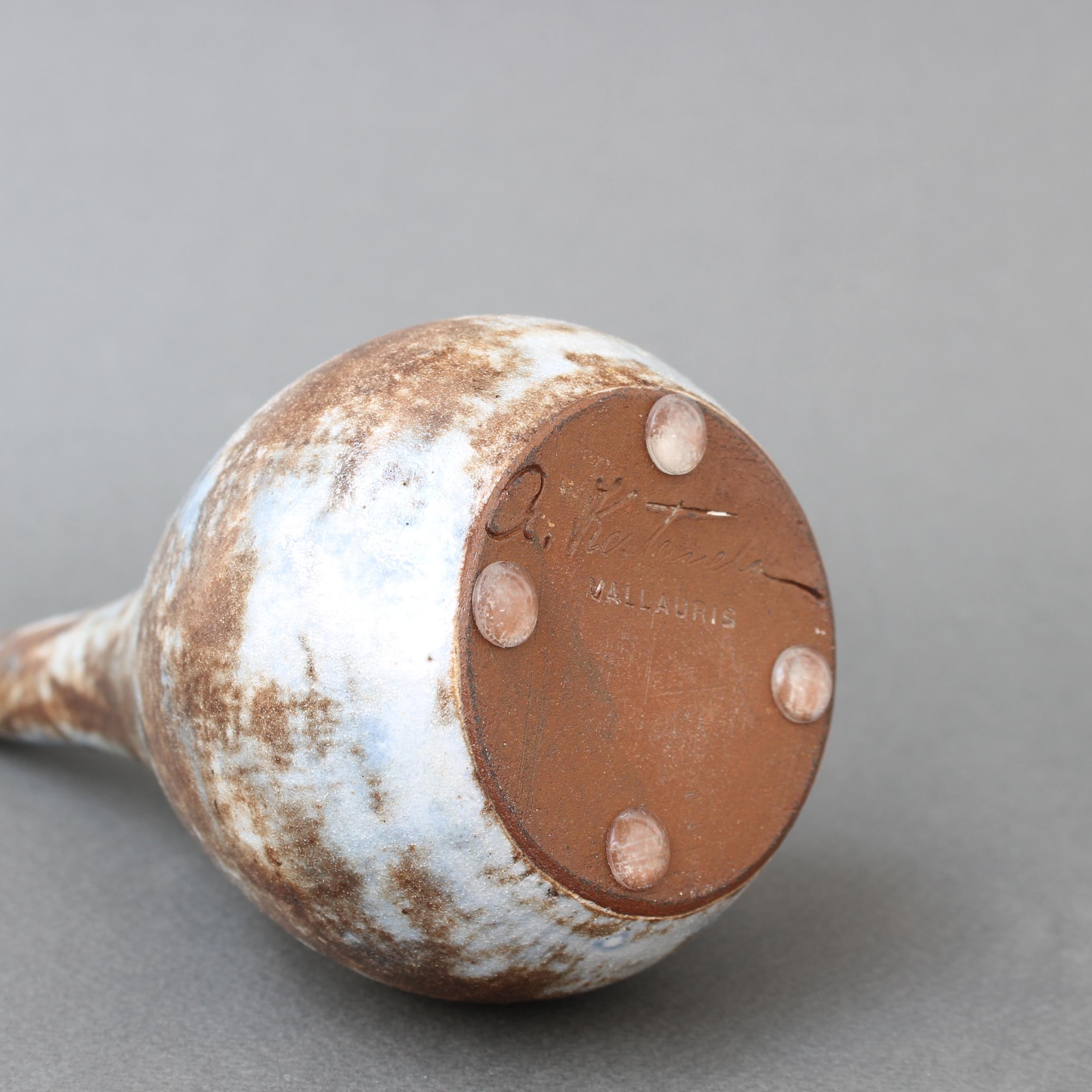 Vaso da fiori in ceramica di metà secolo di Alexandre Kostanda 'circa 1960', piccolo in vendita 2