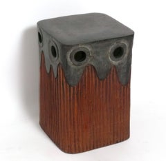 Mid Century Ceramic Garden Stool