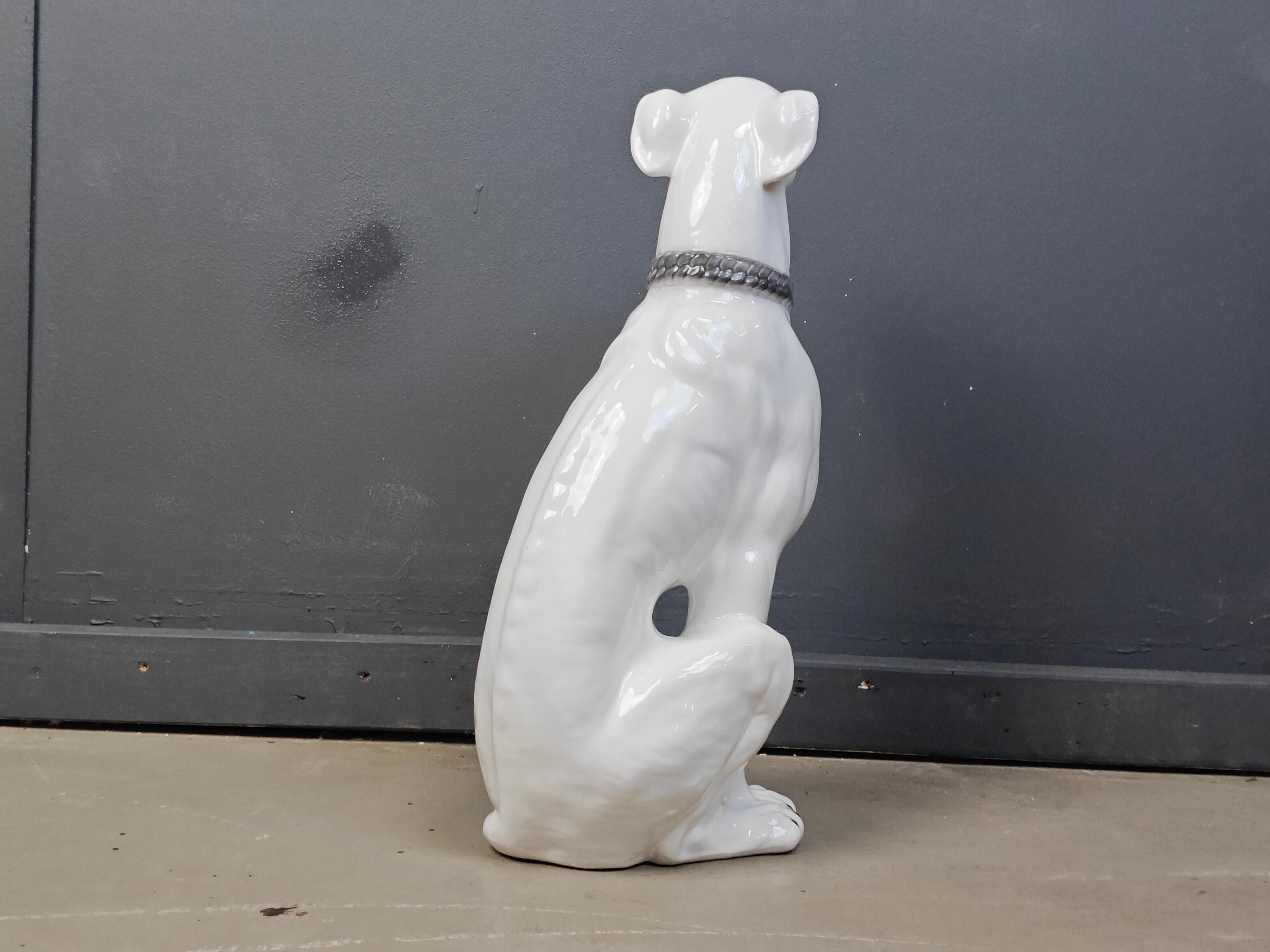 Galgo de cerámica de mediados de siglo, años 60 Italiano en venta