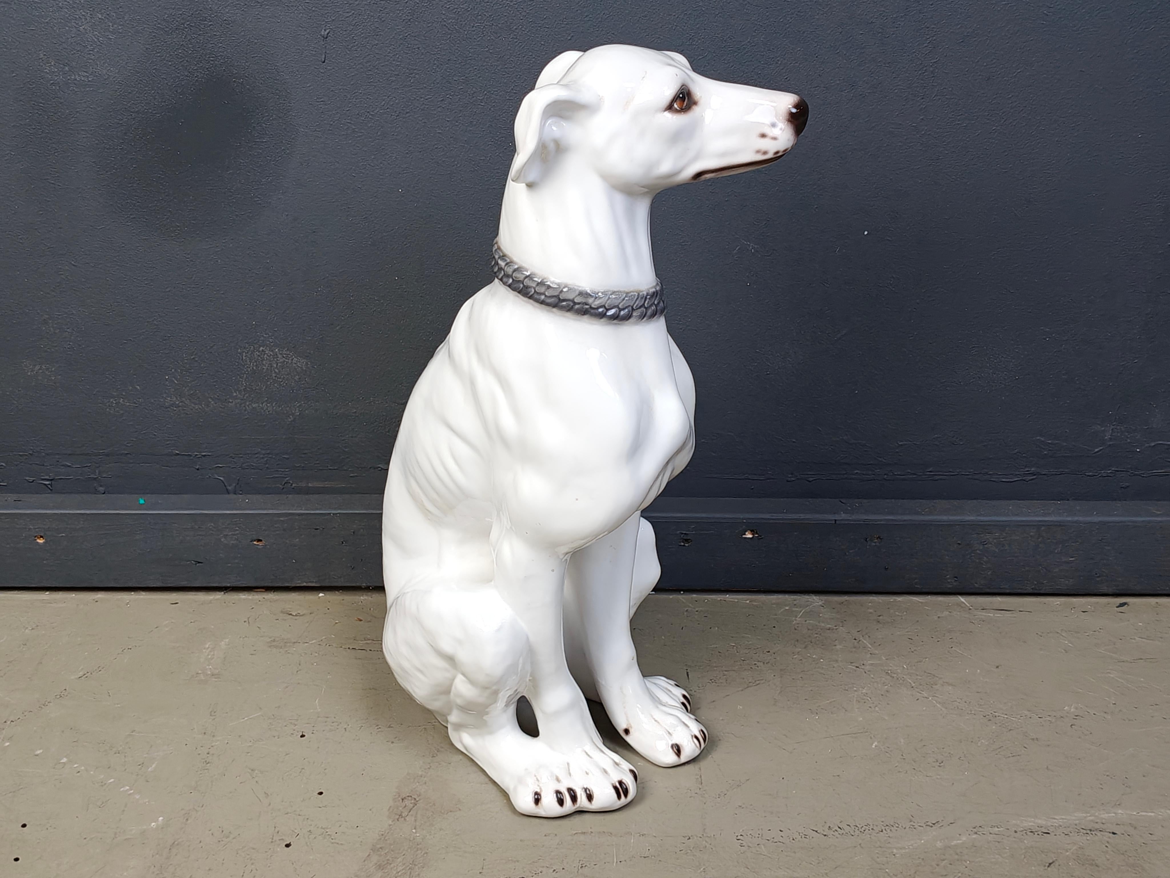 Galgo de cerámica de mediados de siglo, años 60 en Bueno estado para la venta en Leuven, Vlaams Gewest