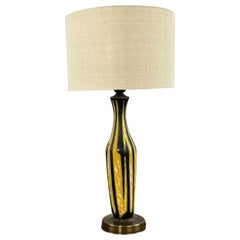 Mid-century Ceramic hand made table lamp