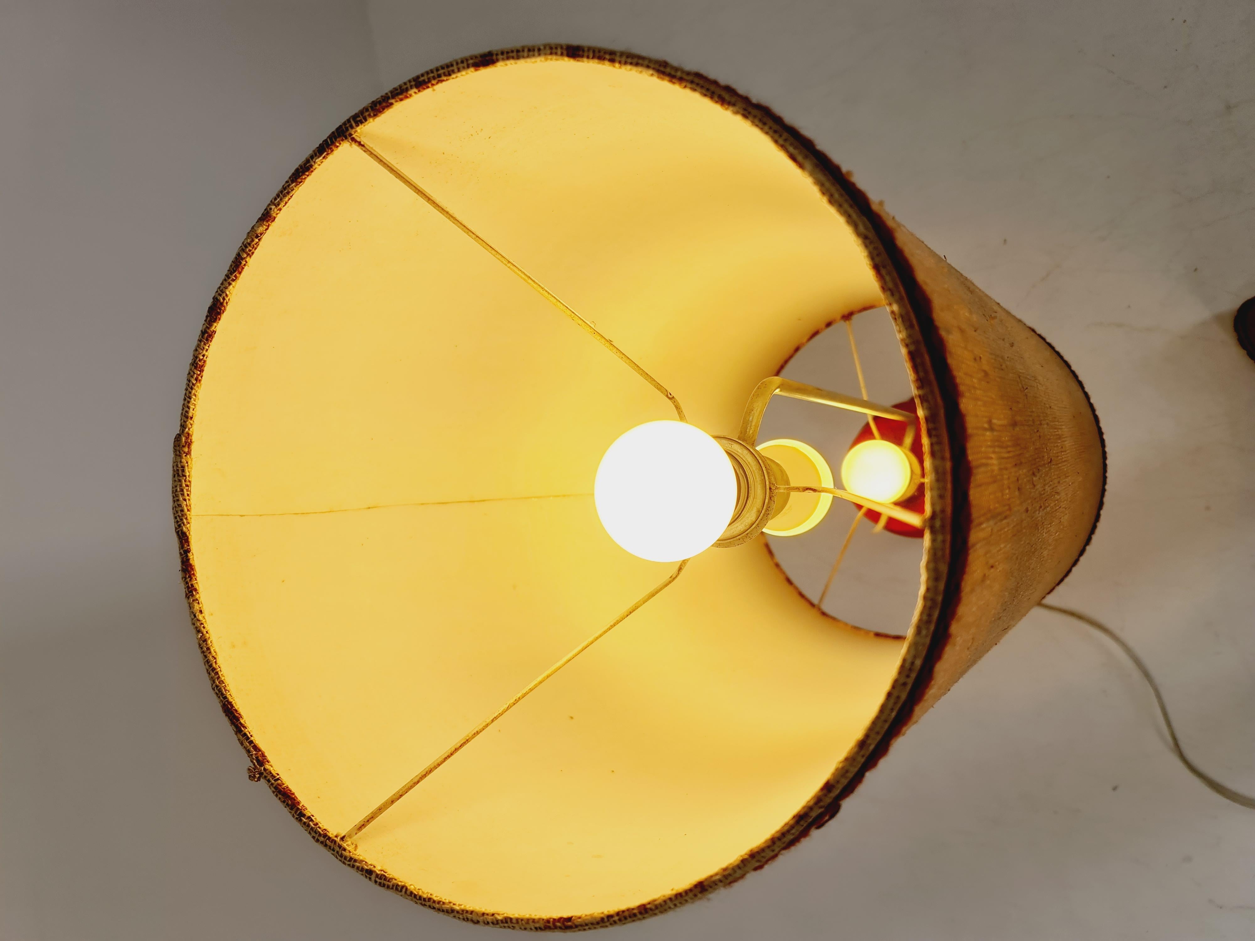 Mid Jahrhundert Keramik handgefertigte Stehlampe 1960er Jahre Deutschland im Angebot 6