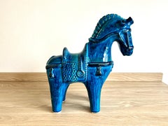 Mid-Century Ceramic Horse by Bitossi, Designed by Aldo Londi, Italy, 1960