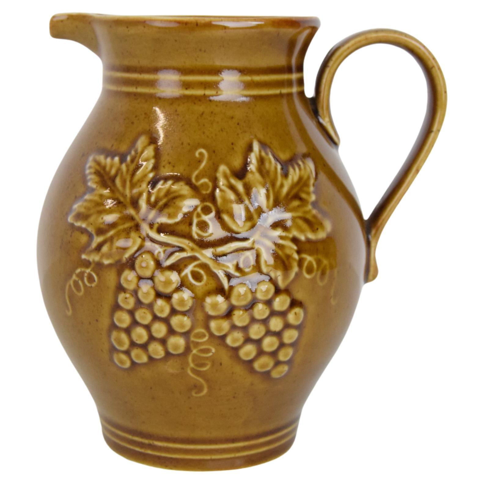 Brocca in ceramica di metà secolo, anni '60