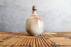 Mid-century ceramic lamp by Woops, 60's, France, Era Ruelland Capron Chiazzo