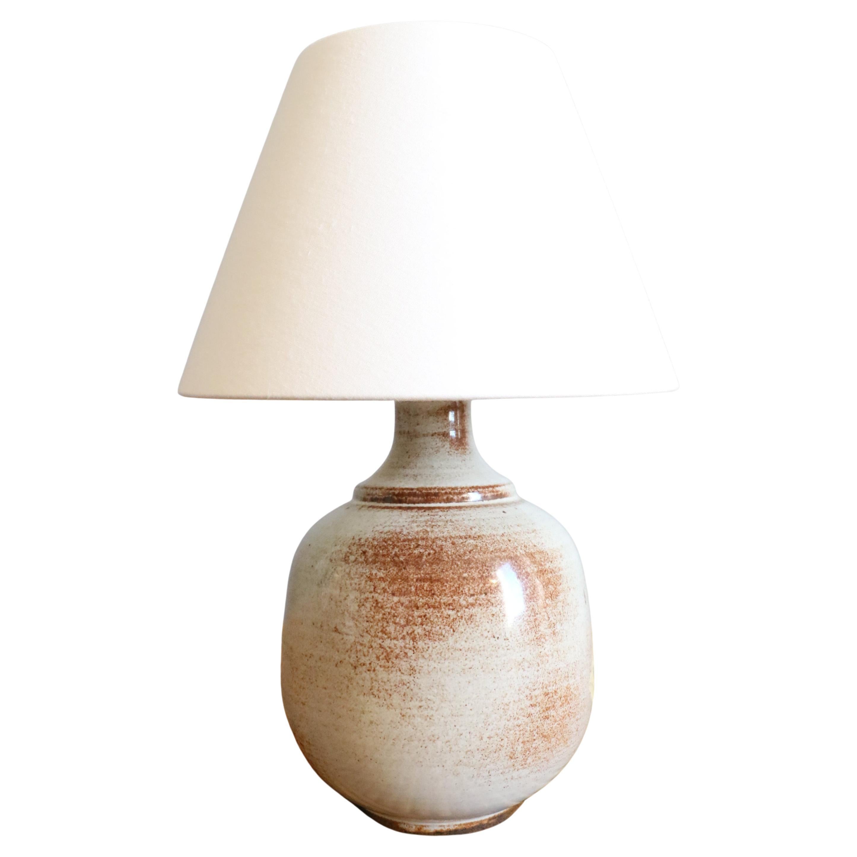 Mid-century ceramic lamp by Woops, 60's, France, Era Ruelland Capron Chiazzo