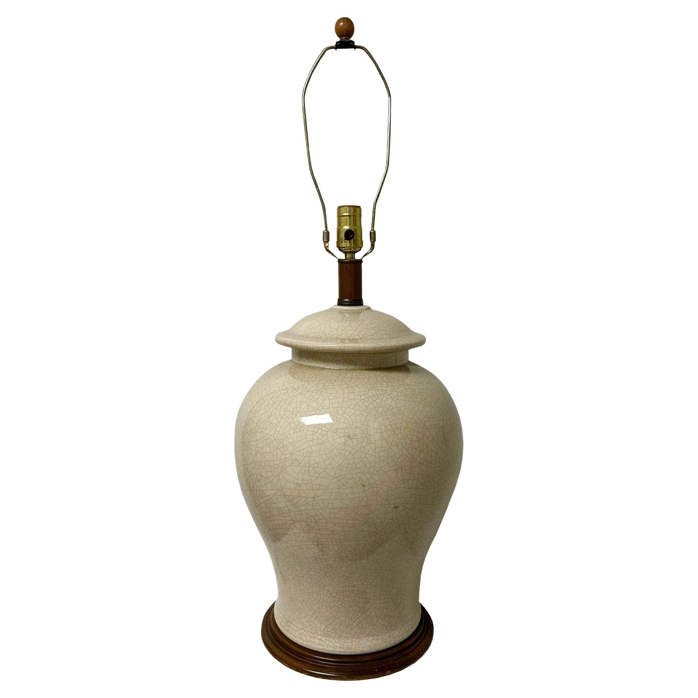 Mid Century Ceramic Lamp For Sale