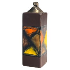 Retro Mid century ceramic lighter by Aldo Londi for Bitossi, 1960s