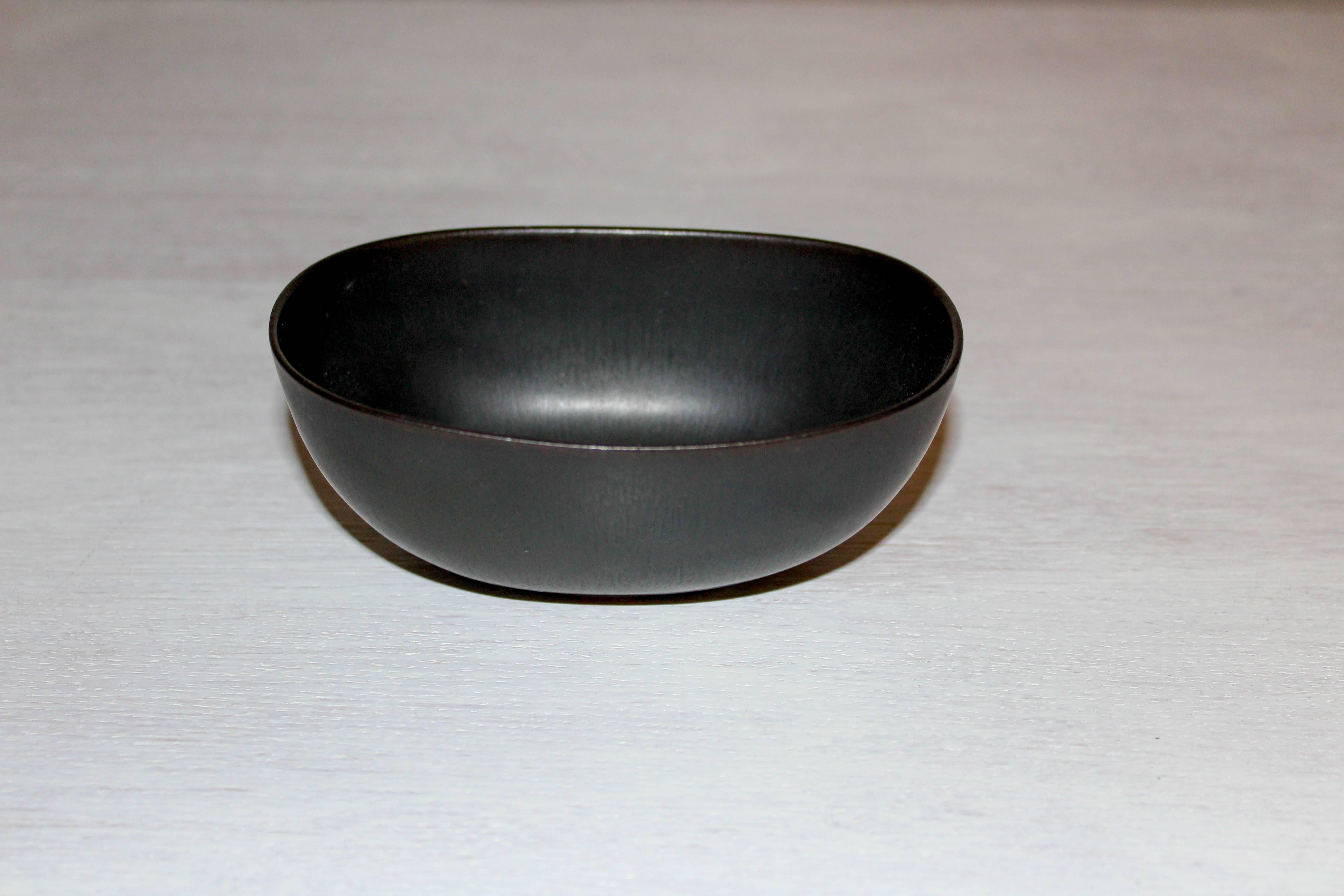 Swedish Midcentury Ceramic Miniature Bowl by Carl Harry Stålhane