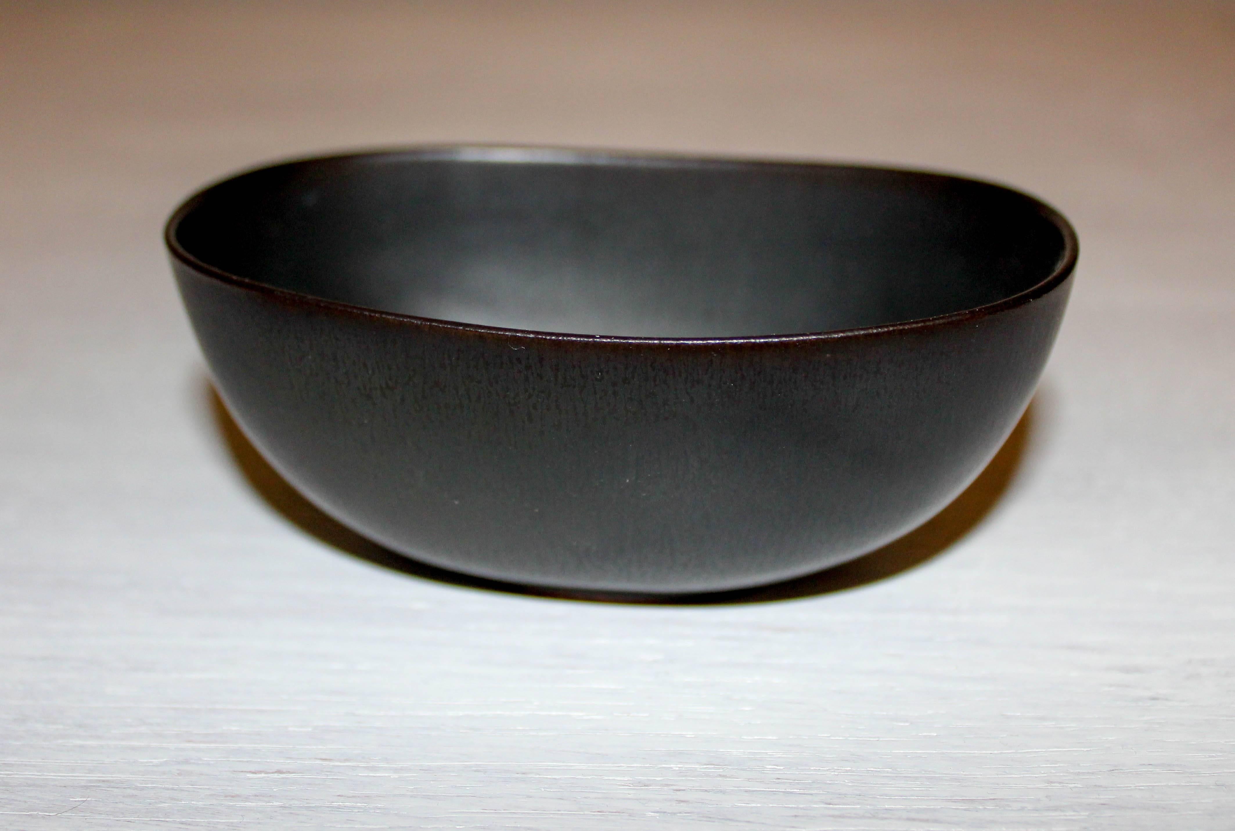 Midcentury Ceramic Miniature Bowl by Carl Harry Stålhane In Good Condition In Malmo, SE