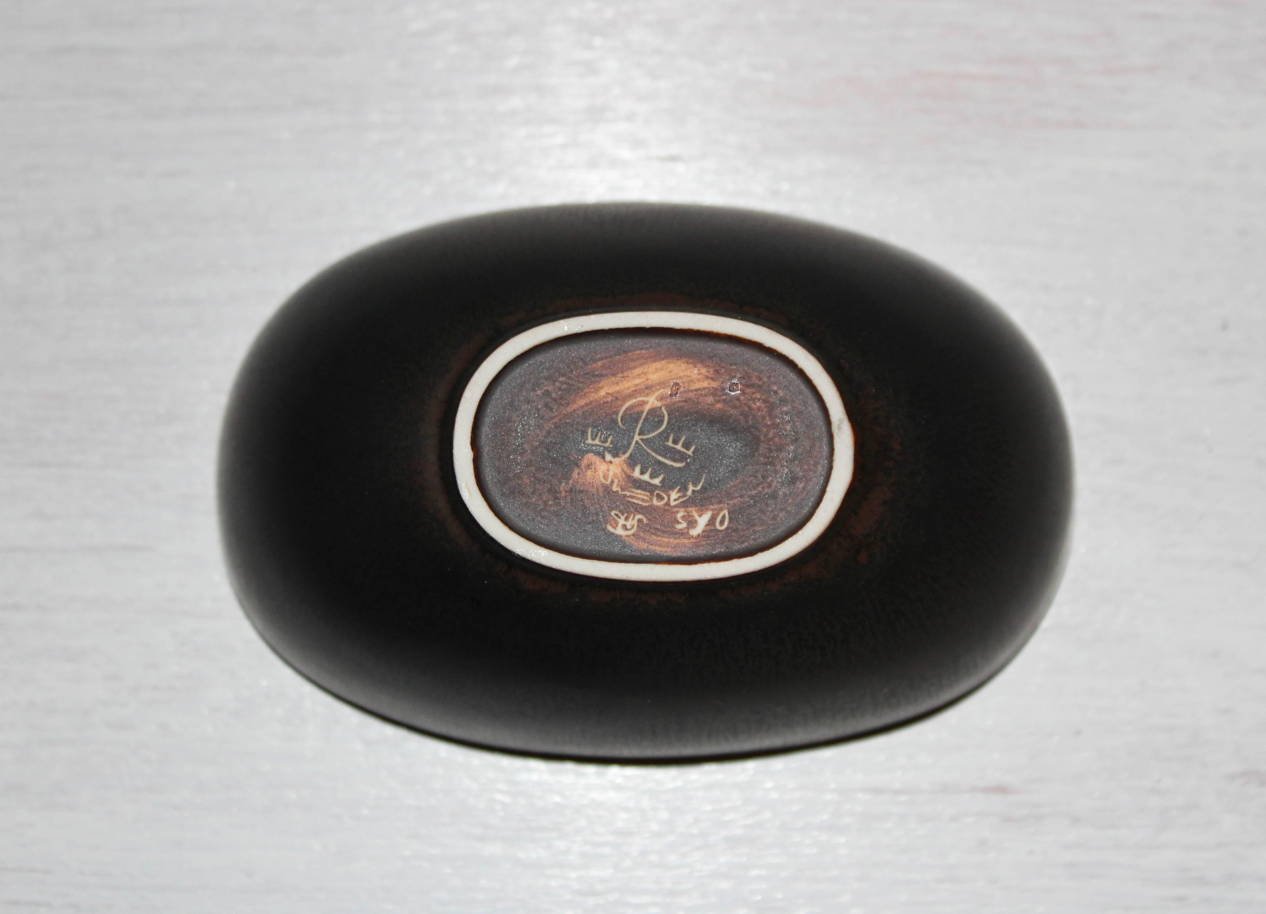 Midcentury Ceramic Miniature Bowl by Carl Harry Stålhane 1