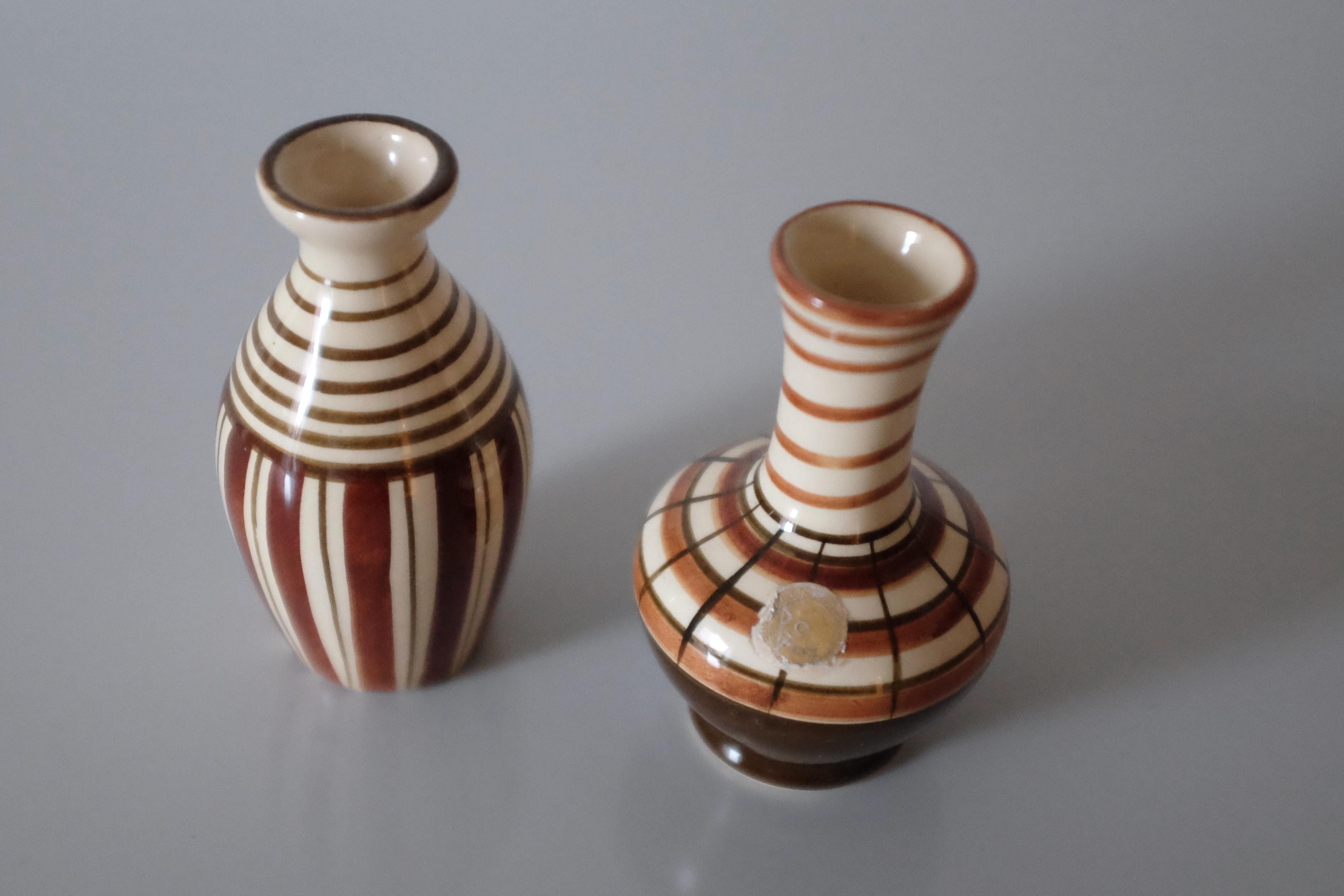Miniatures en céramique du milieu du siècle par Eva Jancke-björk Bon état - En vente à Brooklyn, NY