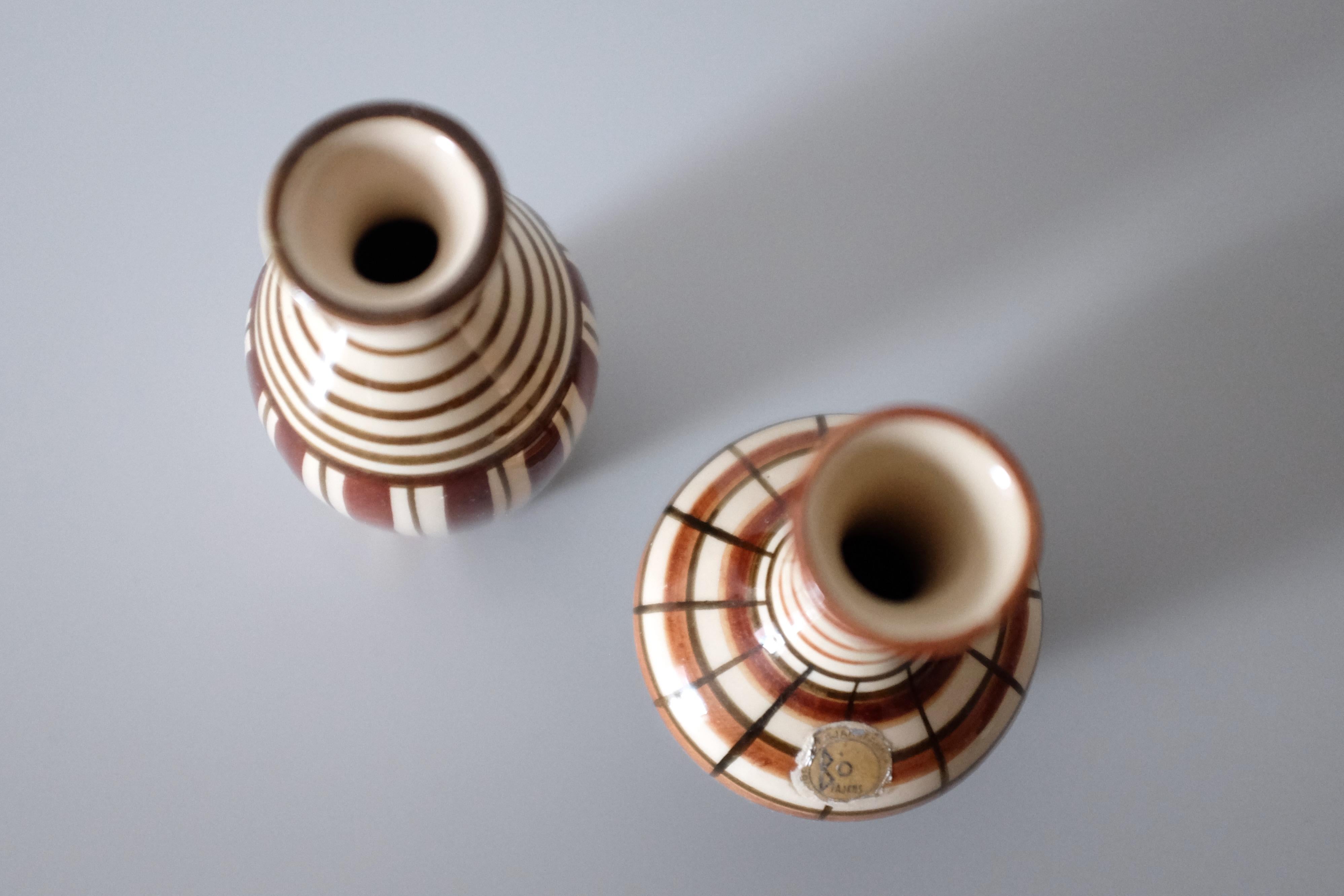 Milieu du XXe siècle Miniatures en céramique du milieu du siècle par Eva Jancke-björk en vente