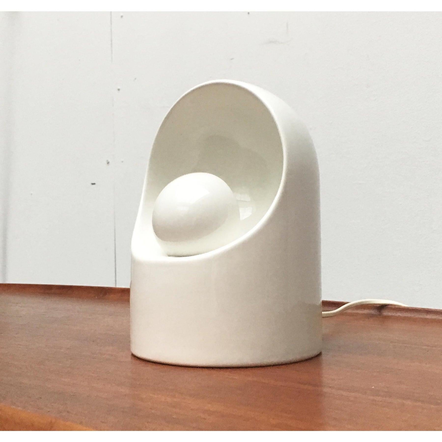 Lampe de table Venezia en céramique du milieu du siècle dernier de Philips, 1970 en vente 1