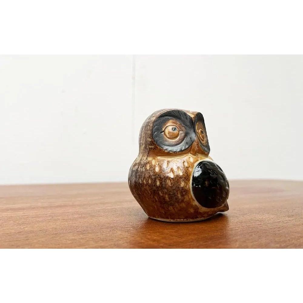 Mid-Century Ceramic Owl Figurine, 1960s For Sale 6