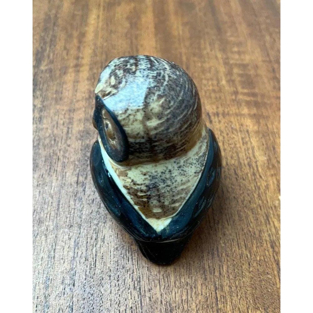 20th Century Mid-Century Ceramic Owl Figurine, 1960s For Sale