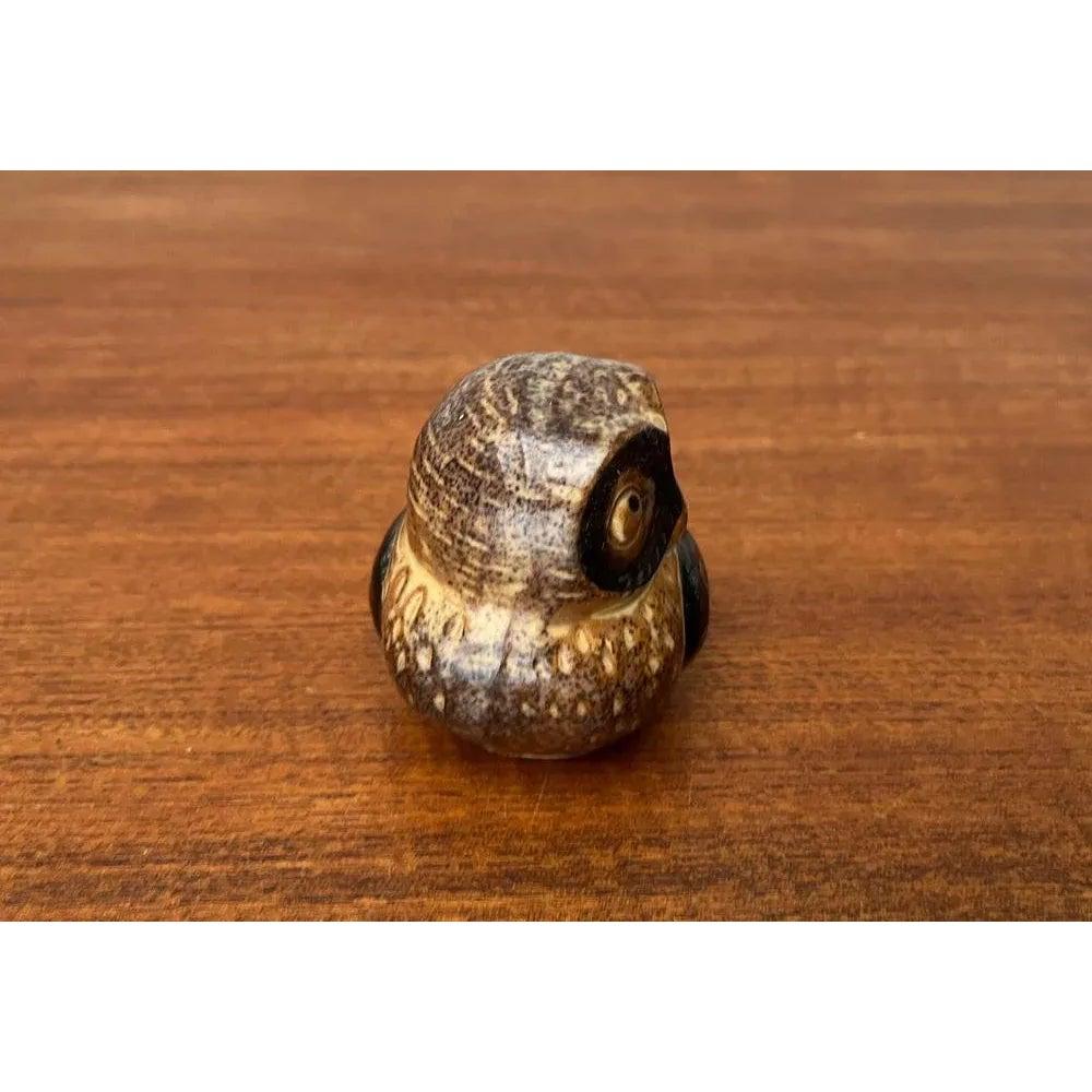 Mid-Century Ceramic Owl Figurine, 1960s For Sale 2