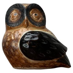 Mid-Century Ceramic Owl Figurine, 1960s