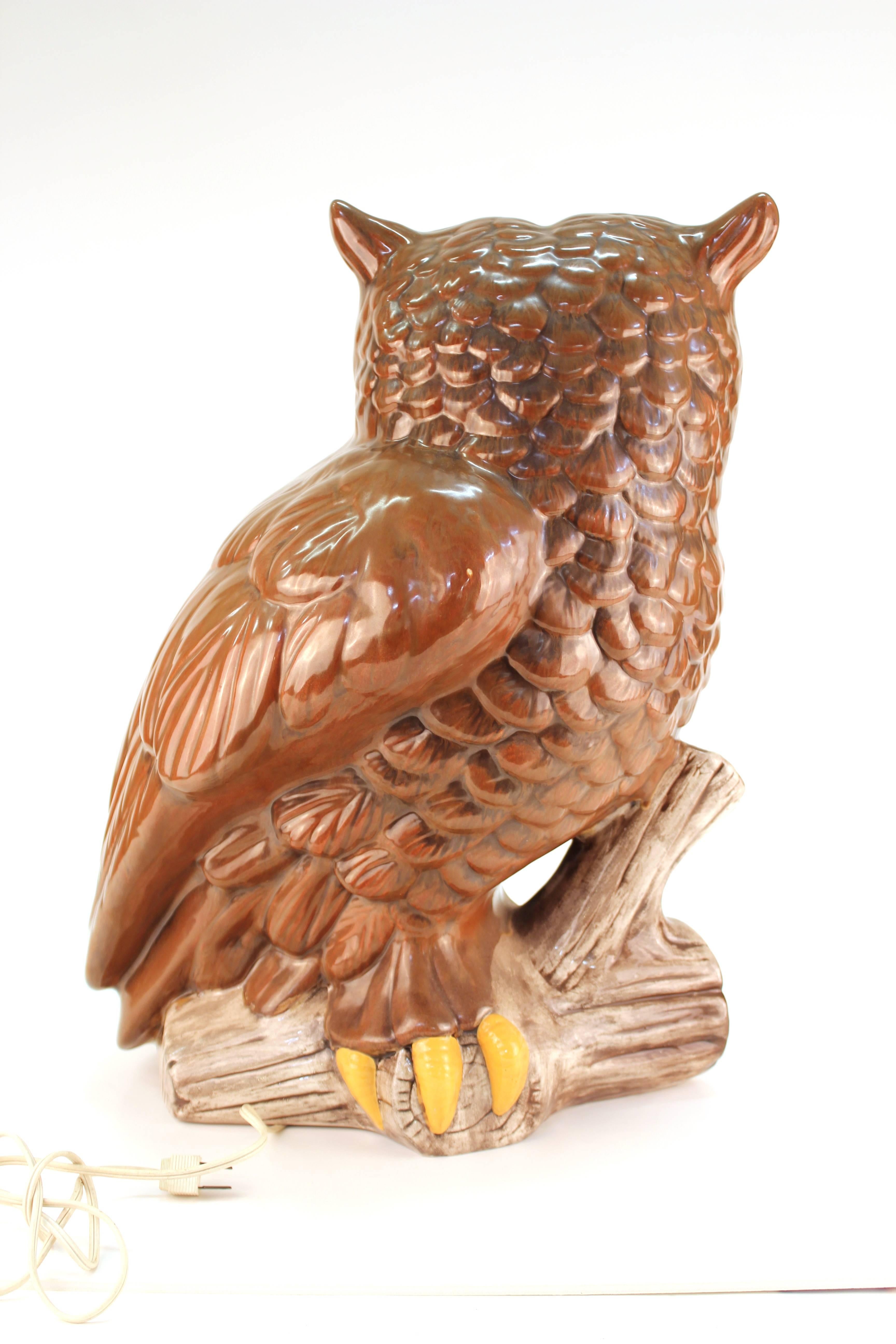 owl desk lamp