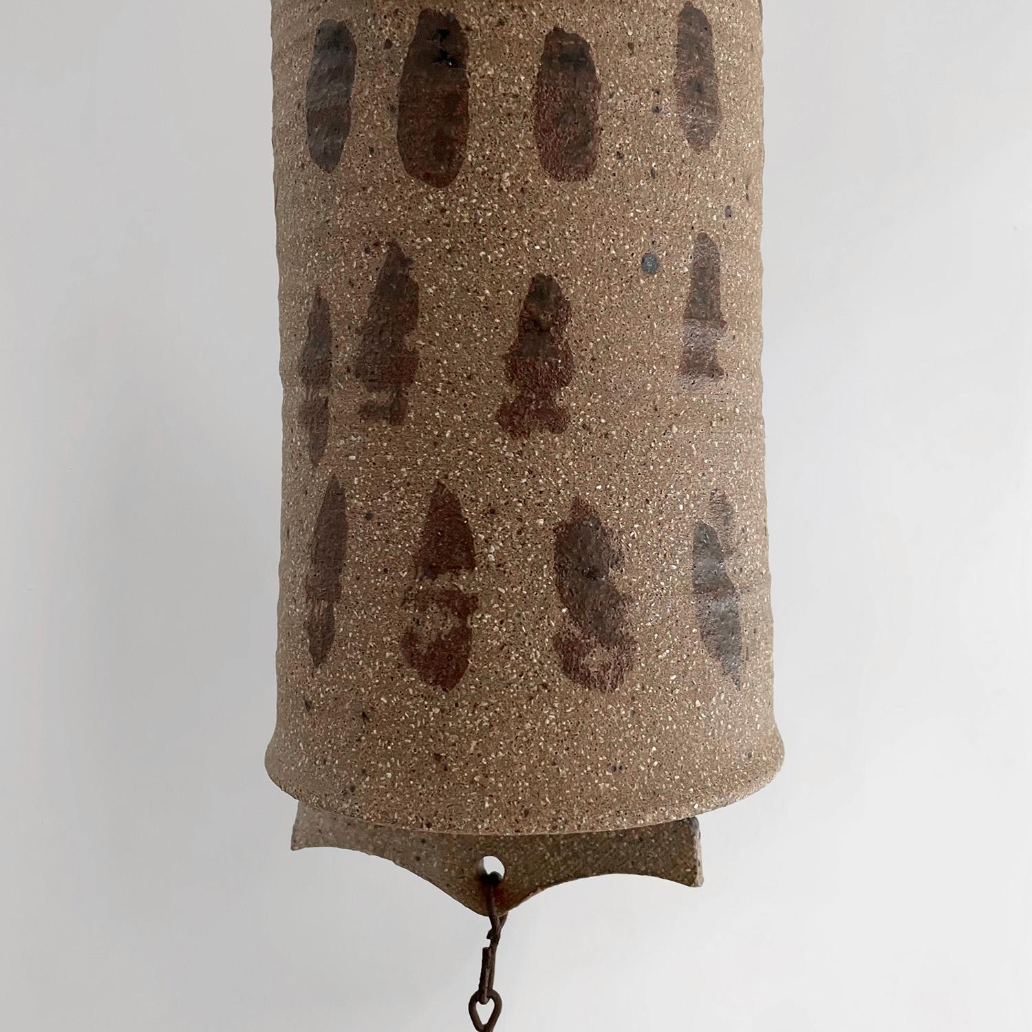 Mid Century Ceramic Owl Wind Chime For Sale 4