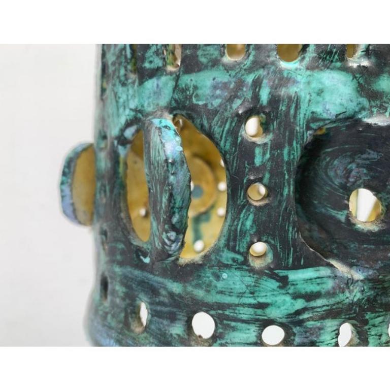 XX secolo Lampada a sospensione in ceramica di metà secolo, anni '60 in vendita