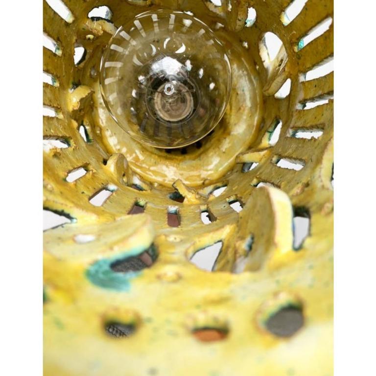 Lampada a sospensione in ceramica di metà secolo, anni '60 in vendita 1