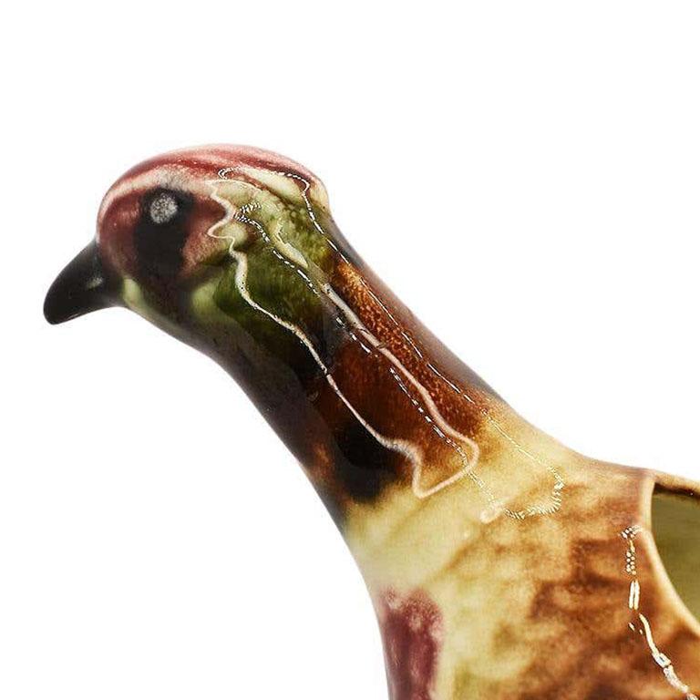 ceramic pheasant figurine