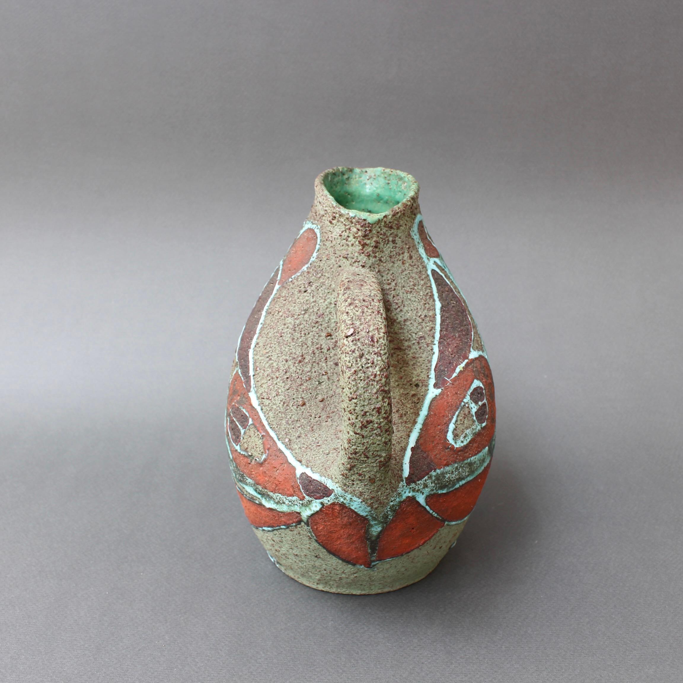 French Mid-Century Ceramic Pitcher by Accolay 'circa 1960s'