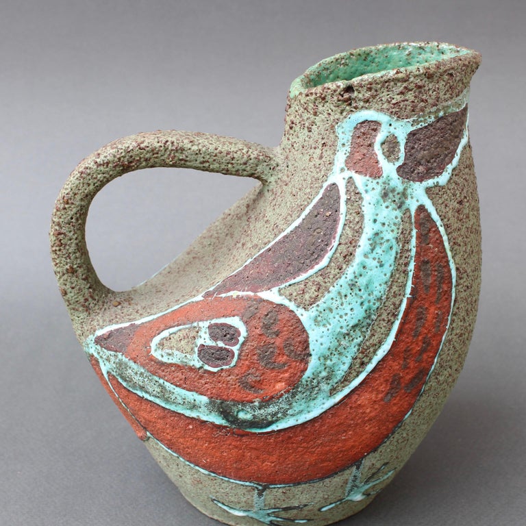 Mid-Century Ceramic Pitcher by Accolay 'circa 1960s' For Sale 2
