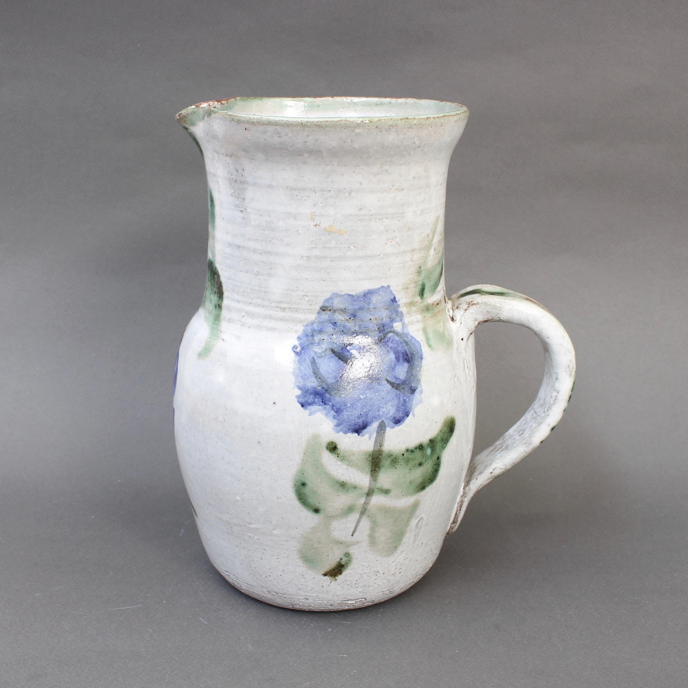 French Midcentury Ceramic Pitcher by Albert Thiry, circa 1960s