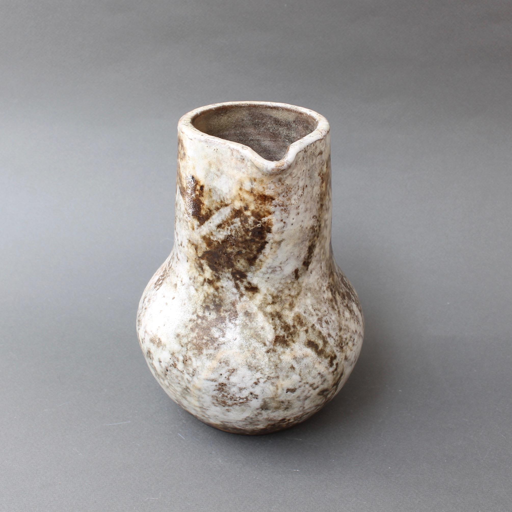 Midcentury Ceramic Pitcher by Alexandre Kostanda, circa 1960s 4