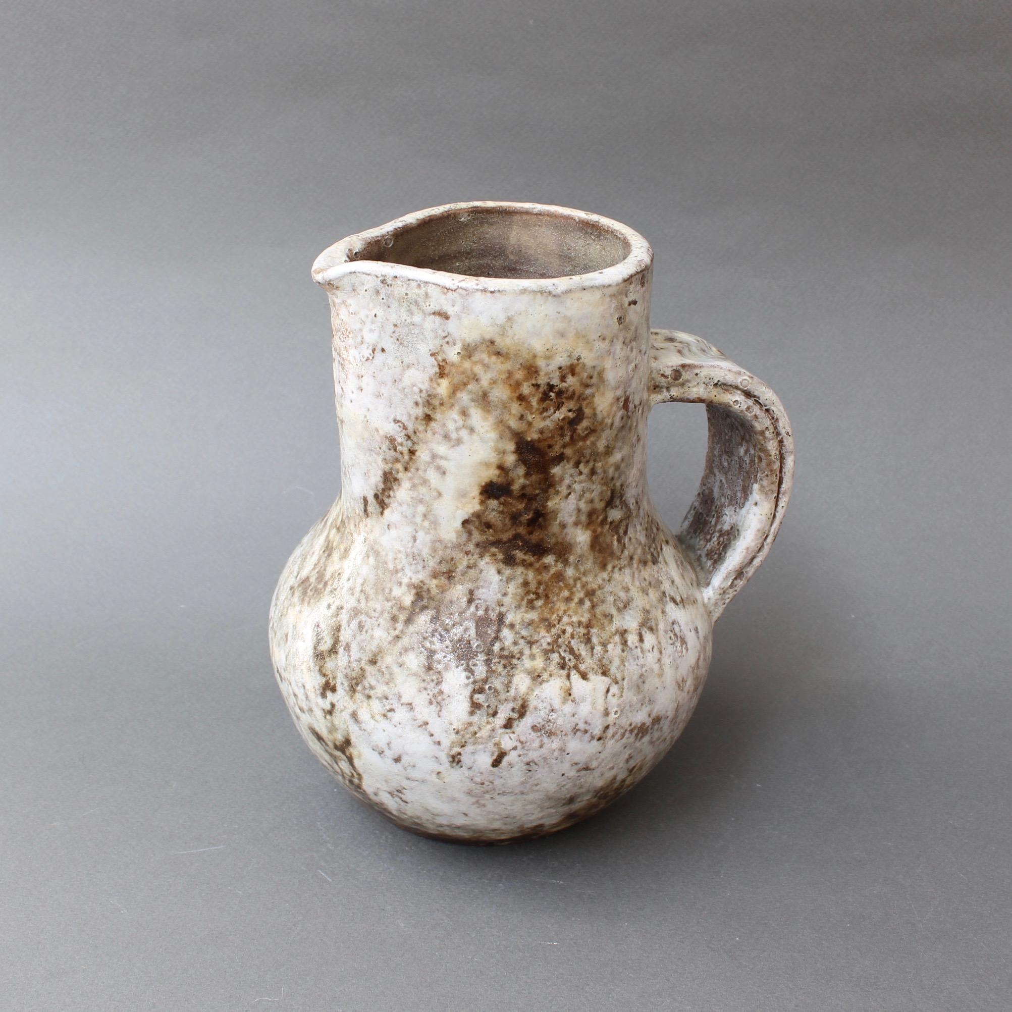 Midcentury Ceramic Pitcher by Alexandre Kostanda, circa 1960s 5