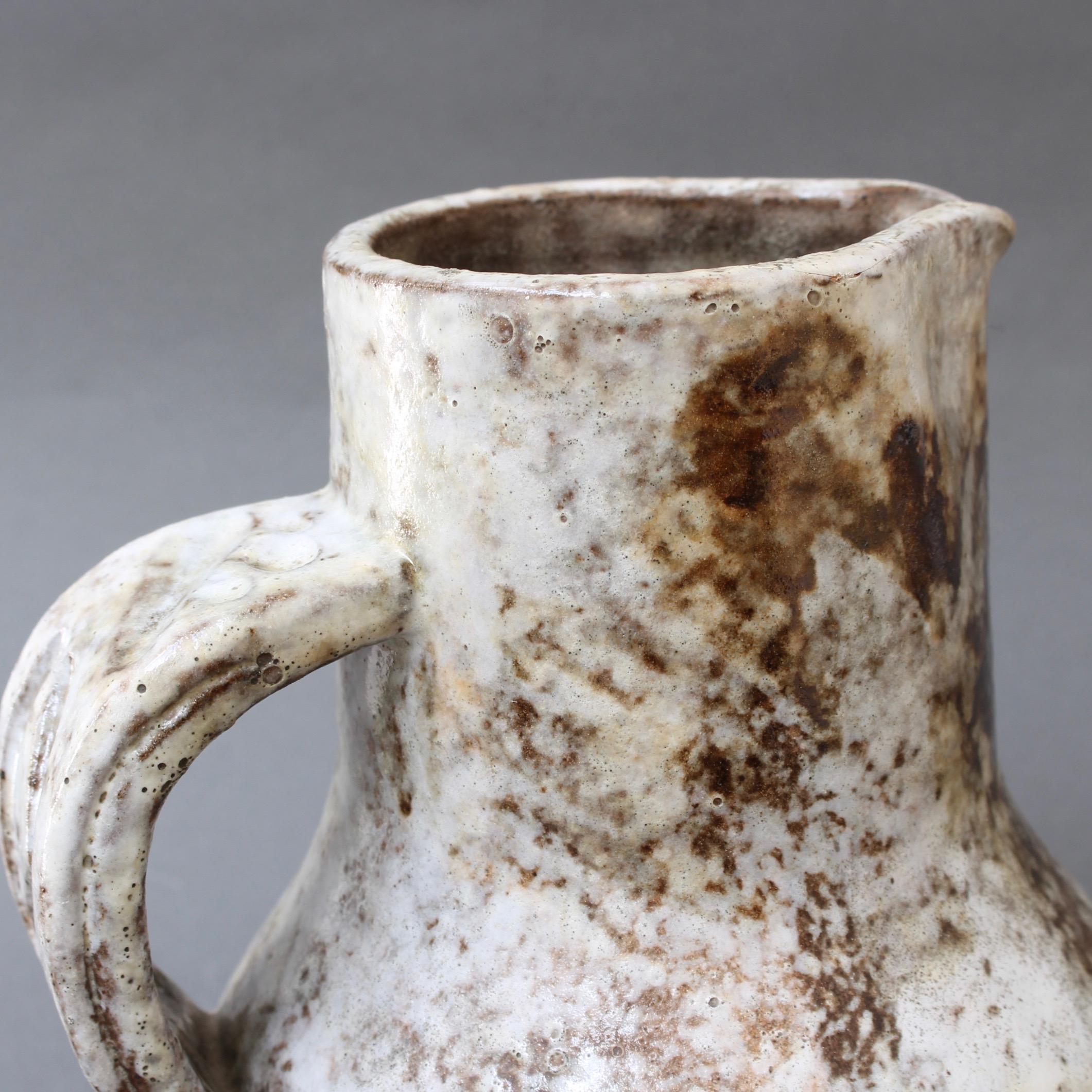 Midcentury Ceramic Pitcher by Alexandre Kostanda, circa 1960s 8