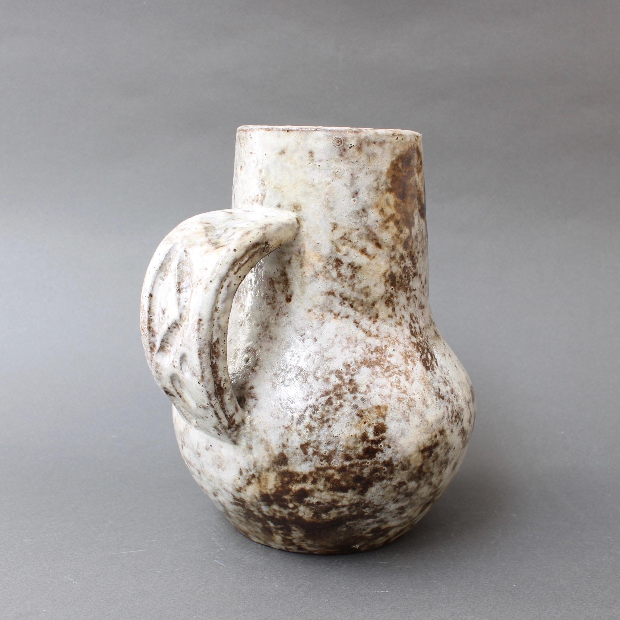 Mid-Century Modern Midcentury Ceramic Pitcher by Alexandre Kostanda, circa 1960s