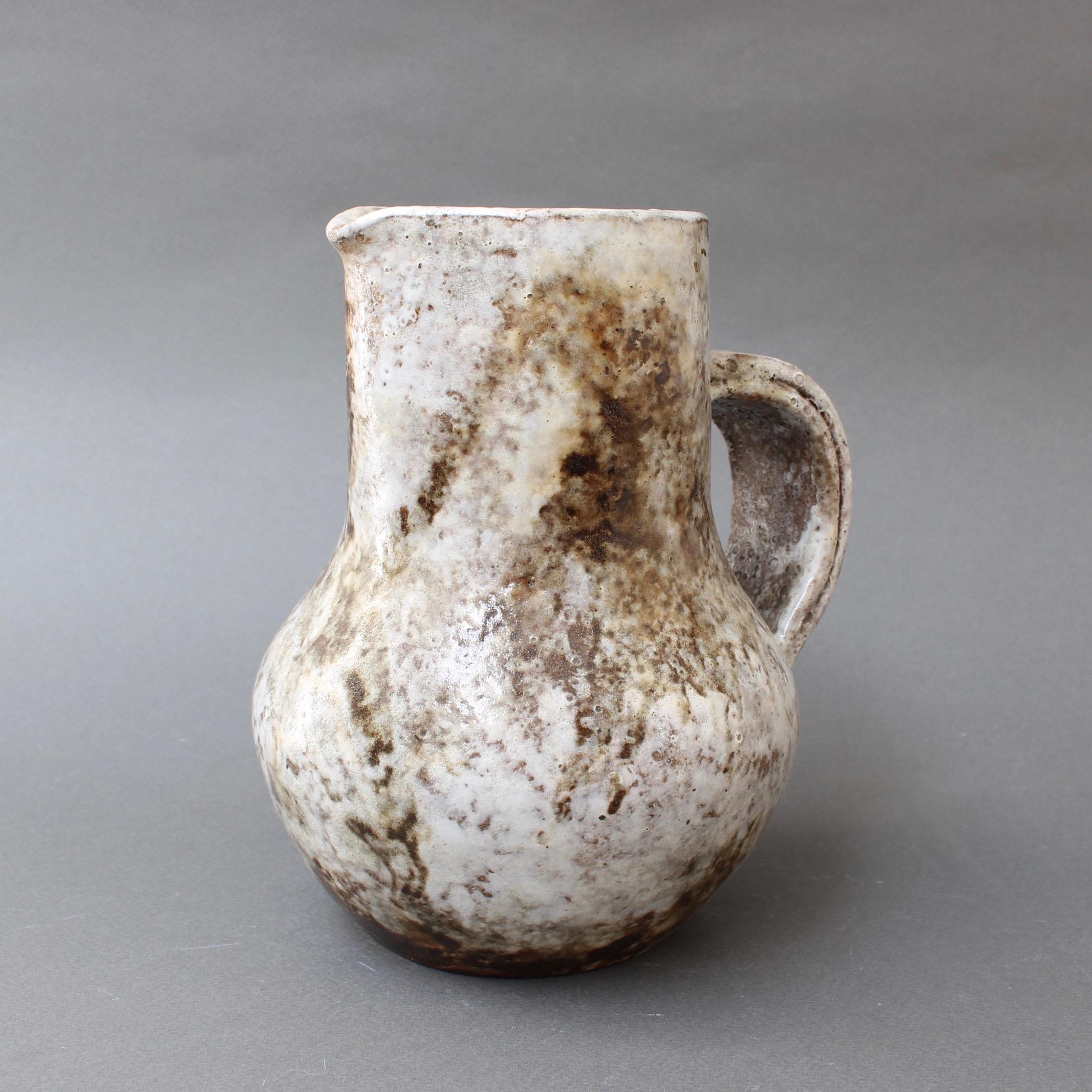 Mid-20th Century Midcentury Ceramic Pitcher by Alexandre Kostanda, circa 1960s