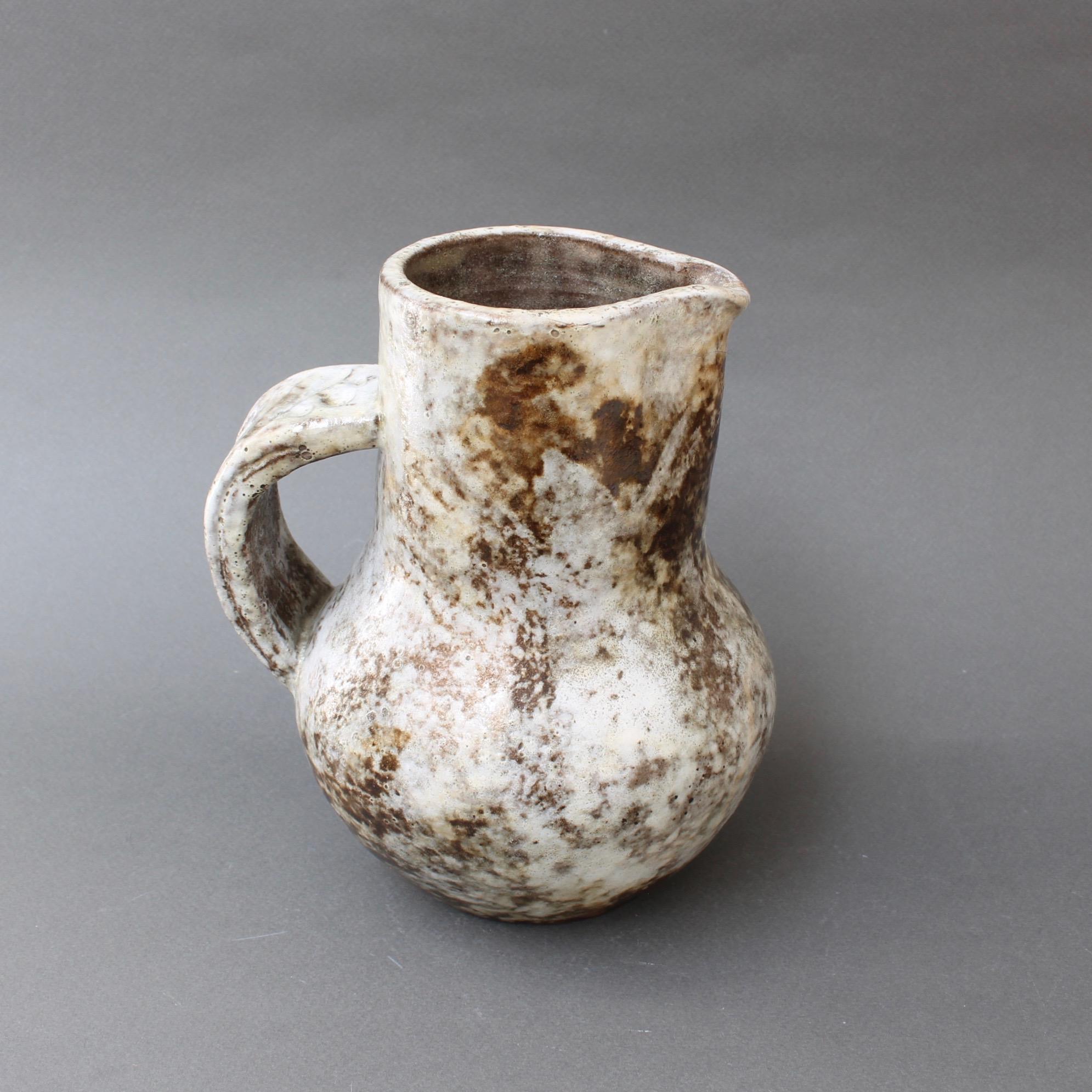 Midcentury Ceramic Pitcher by Alexandre Kostanda, circa 1960s 3