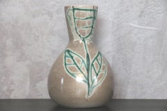 Jarra de cerámica de mediados de siglo de Naumovitch, Grand Chêne, Vallauris Era Innocenti