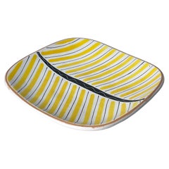 Keramikteller aus der Mitte des Jahrhunderts von Hans Albert, Zürich, Schweiz