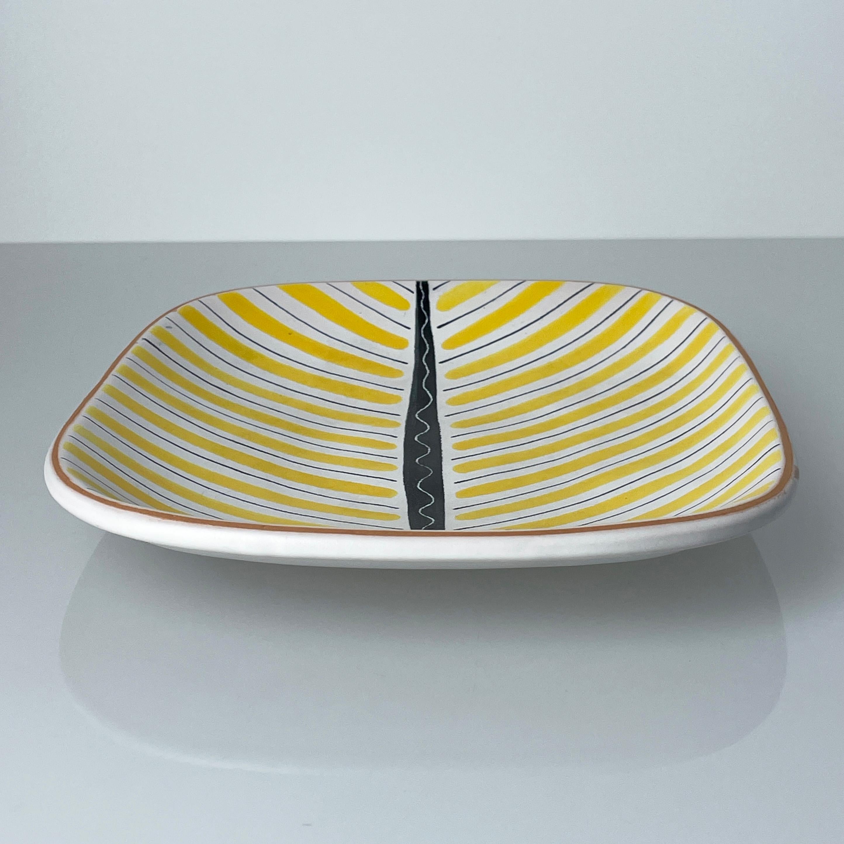 20th Century Mid Century Ceramic Plate by Hans Albert, Zürich, Switzerland For Sale