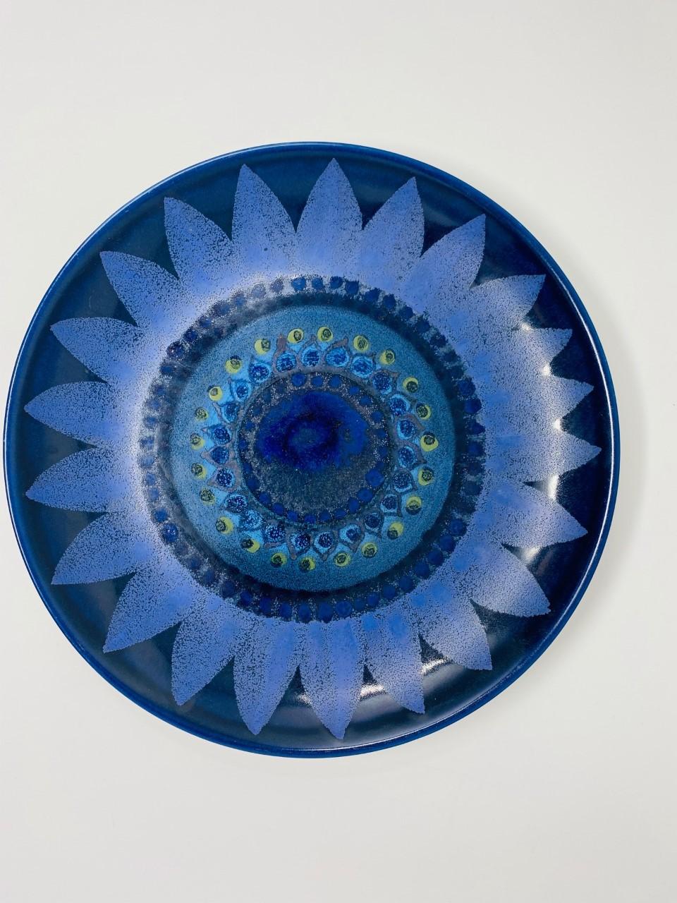 Scandinavian Modern Midcentury Ceramic Platter by Hilkka-Liisa Ahola for Arabia For Sale