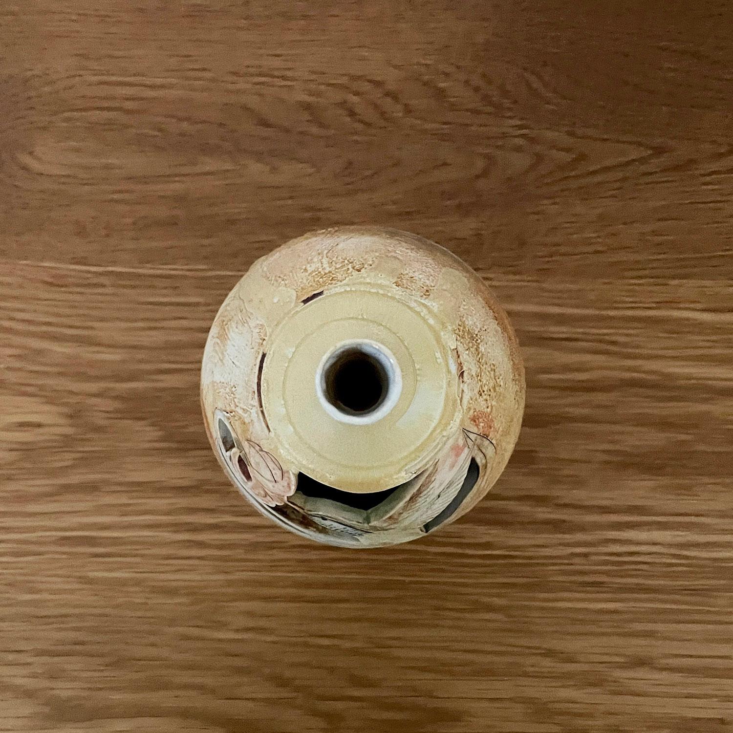 Vaso colibrì in ceramica di metà secolo in vendita 4
