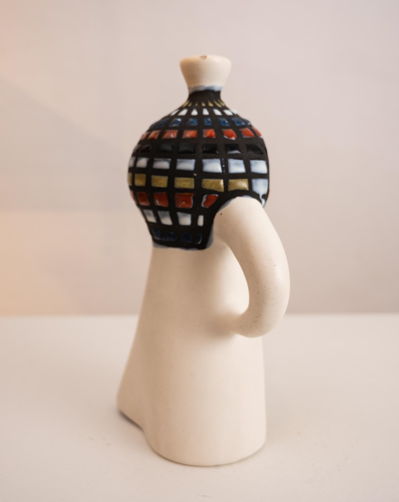 Mid Century Ceramic Roger Capron “Vase Murale” Wall Pocket For Sale 2