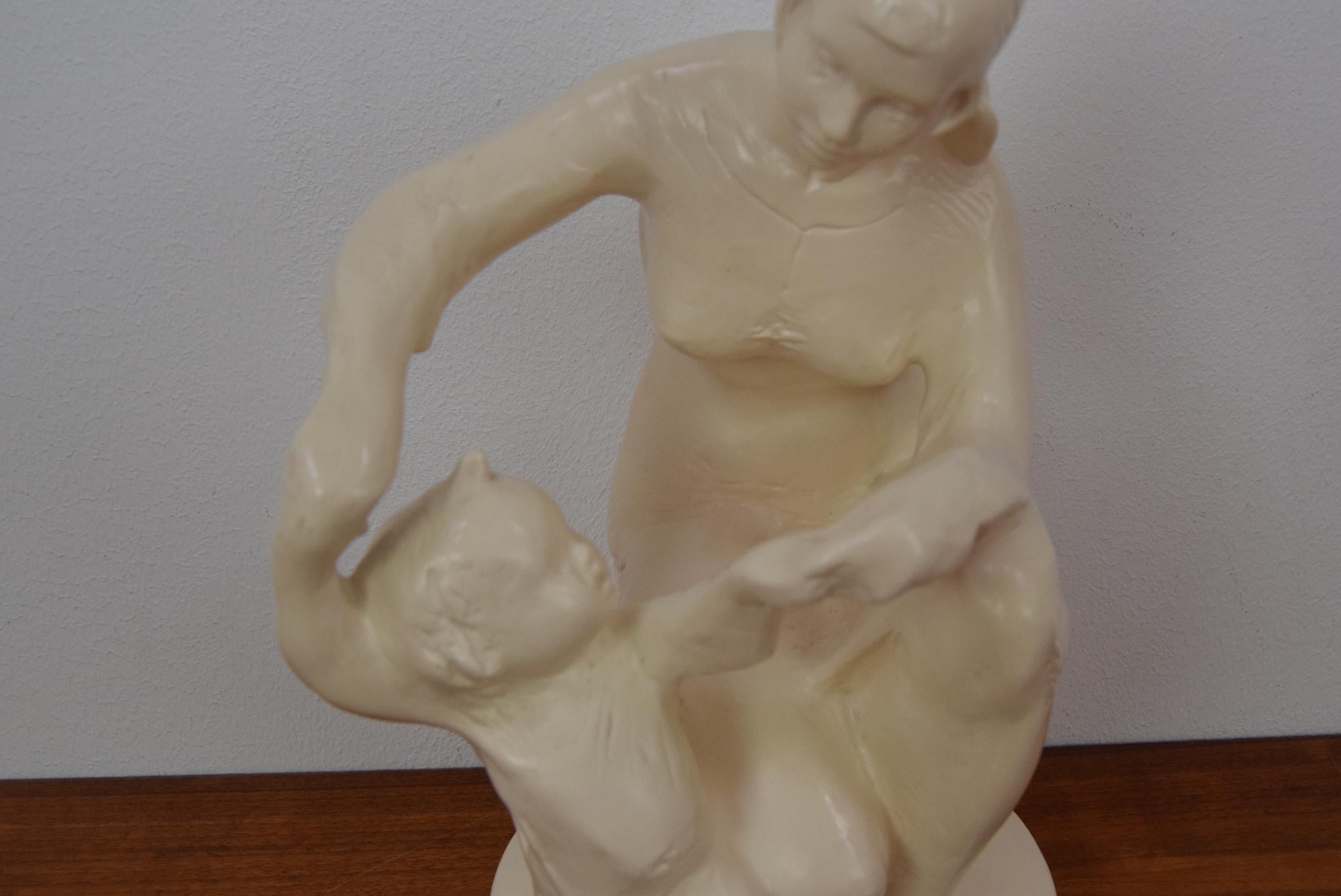 Mid Century Ceramic Sculpture, 1972 For Sale 4