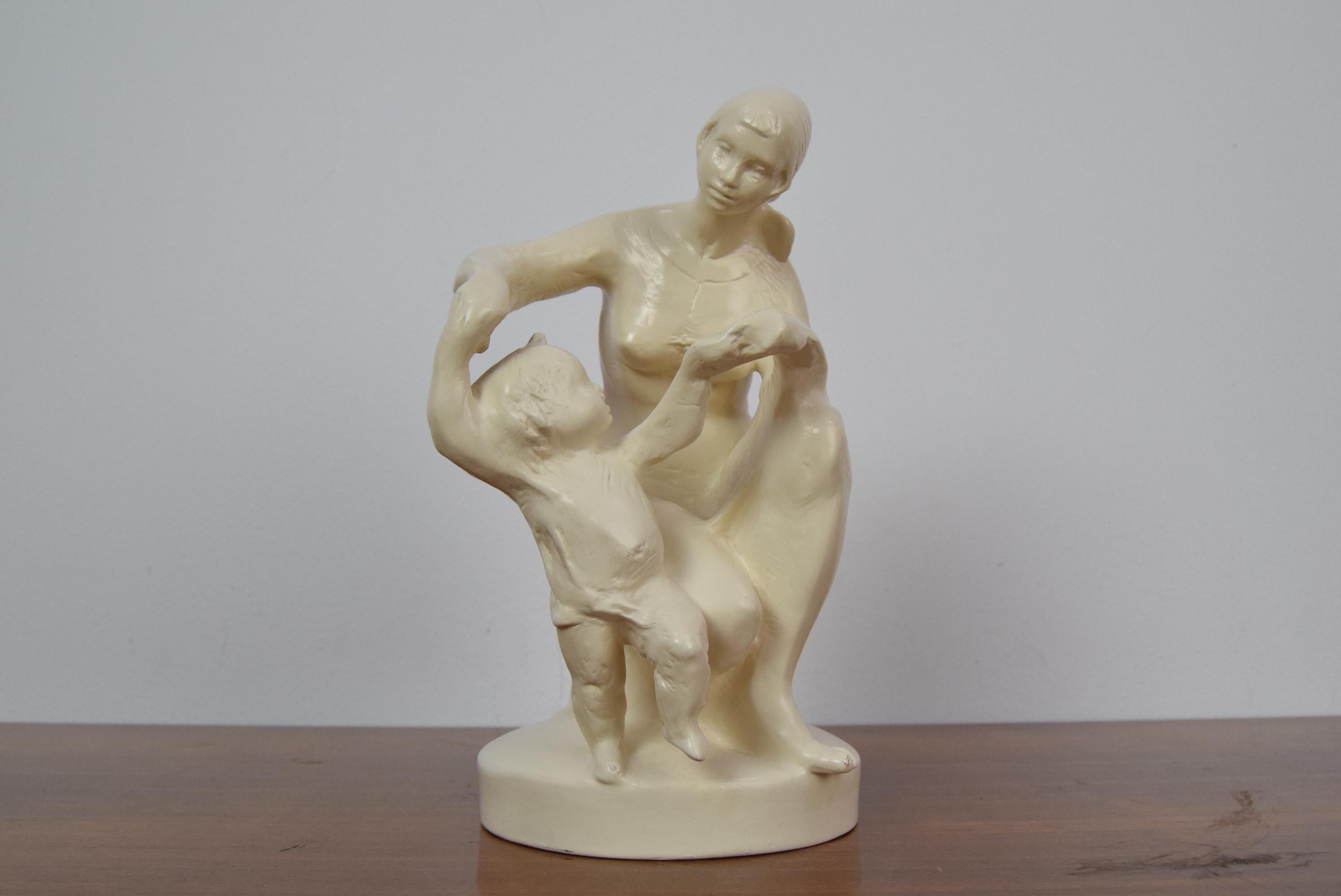 Mid Century Ceramic Sculpture, 1972 For Sale 6